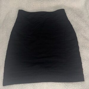Express Black Mini Skirt